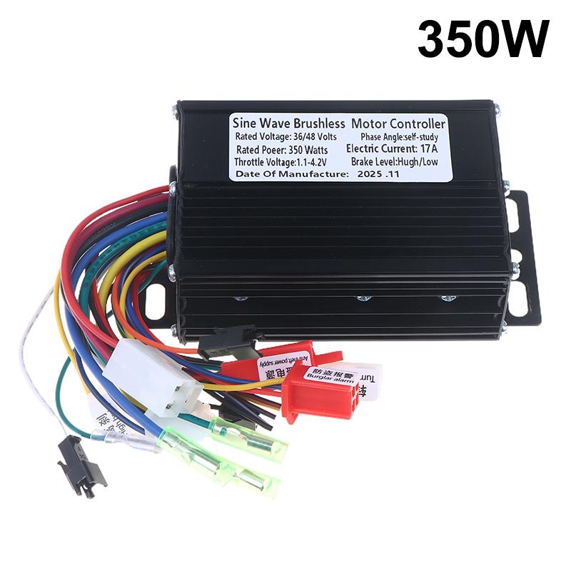 

36В 48В 20А Контролер безщіткового двигуна з синусоїдальною хвилею - 350Вт-500Вт Для Електровелосипеда, Сумісний з роз ємами SM A
