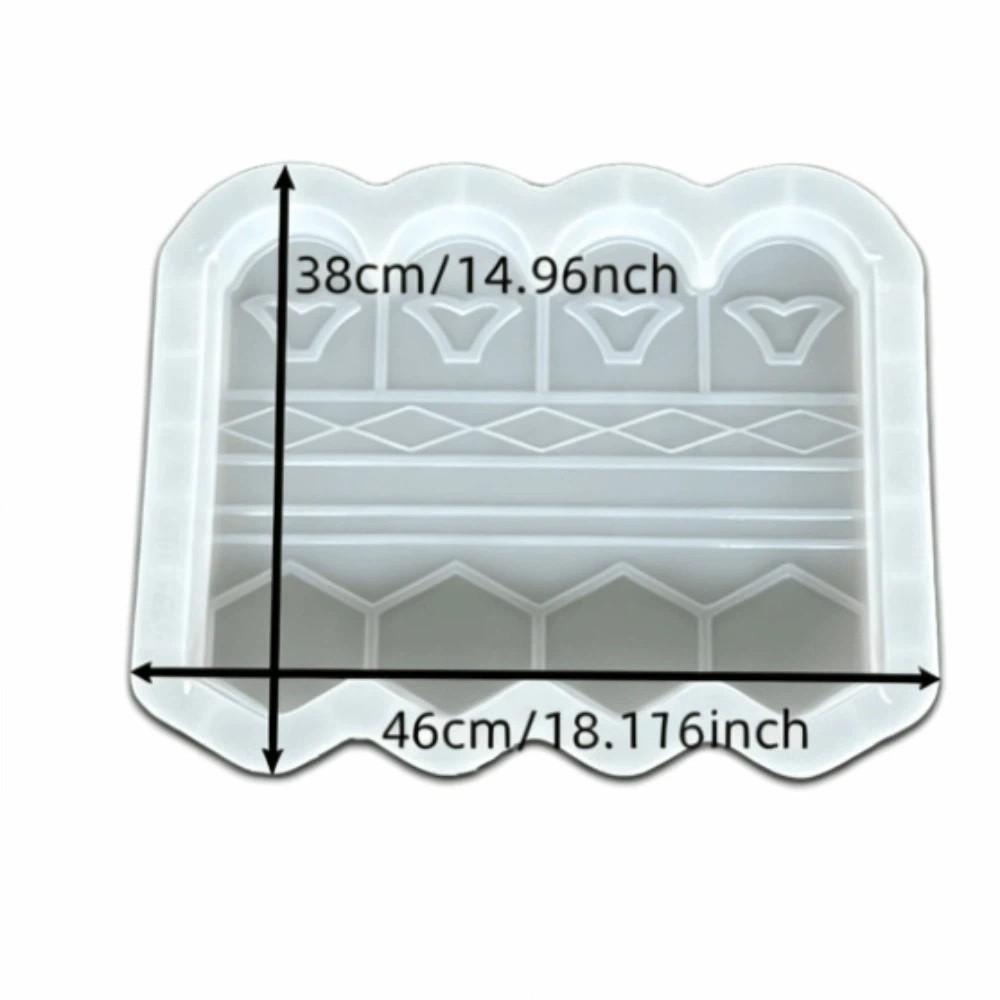 Reusable Garden Fence Mold Easy Operation Brick Mold DIY Flower Bed Mold Patio
