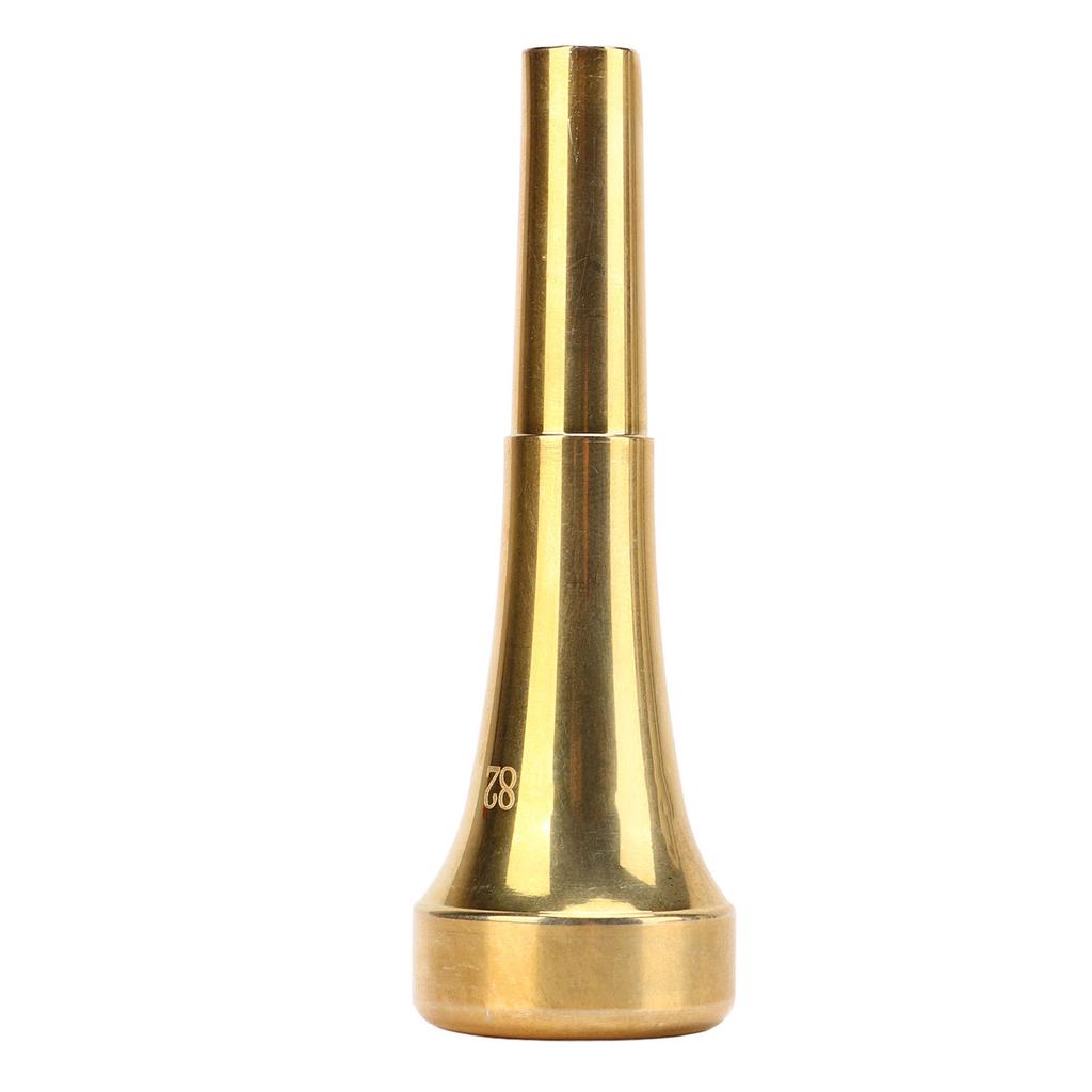 Trumpet Replacement Mouthpiece 82mm Length Clear Sound Metal Gold Trumpet Mouthpiece Wind Instrument Accessory