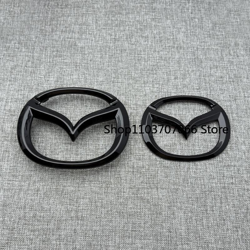 MAZDA CX-50 Logo ABS Black Carbon 2023 2024 2025 Car Hood Front Grill Rear Trunk Emblem Badge Sticker CX50 Accessory Refit