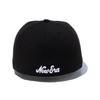 [New Era] Cap 59FIFTY NE Logo Black 7 12 5950 NELOGO BLK WHI 25J