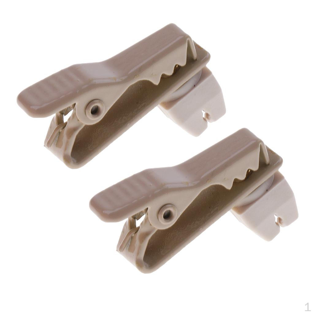 

2 Pieces 1.5mm with Lapel for Tie And Clip de solapa Microphone