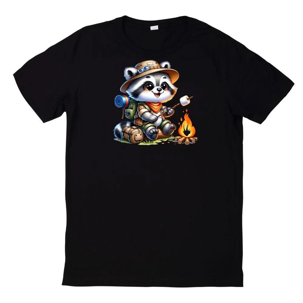 T-Shirt Süßer Waschbär Lustig Racoon Motiv M
