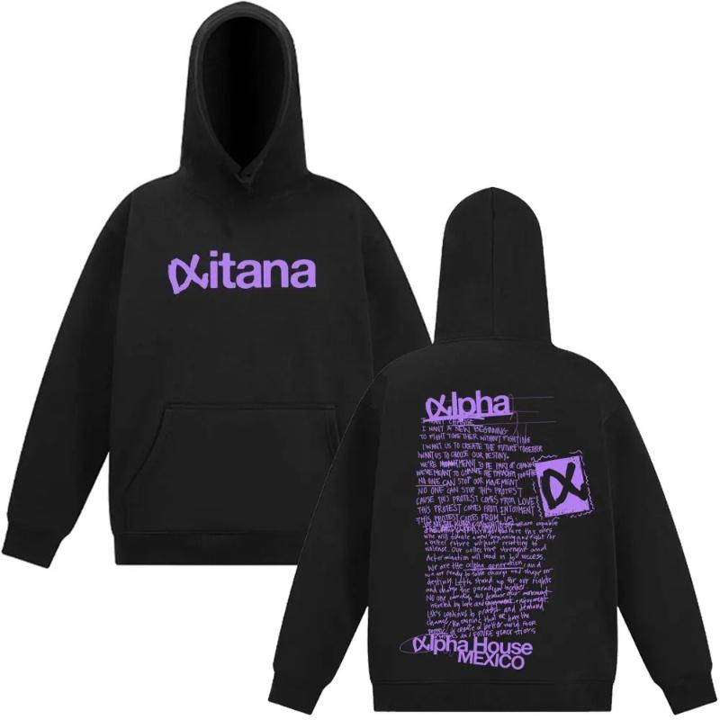 Singer Aitana Ocana Tour Hooded Sweatshirt Men's Aesthetic Fashion Long-sleeved Casual High-quality Hoodie