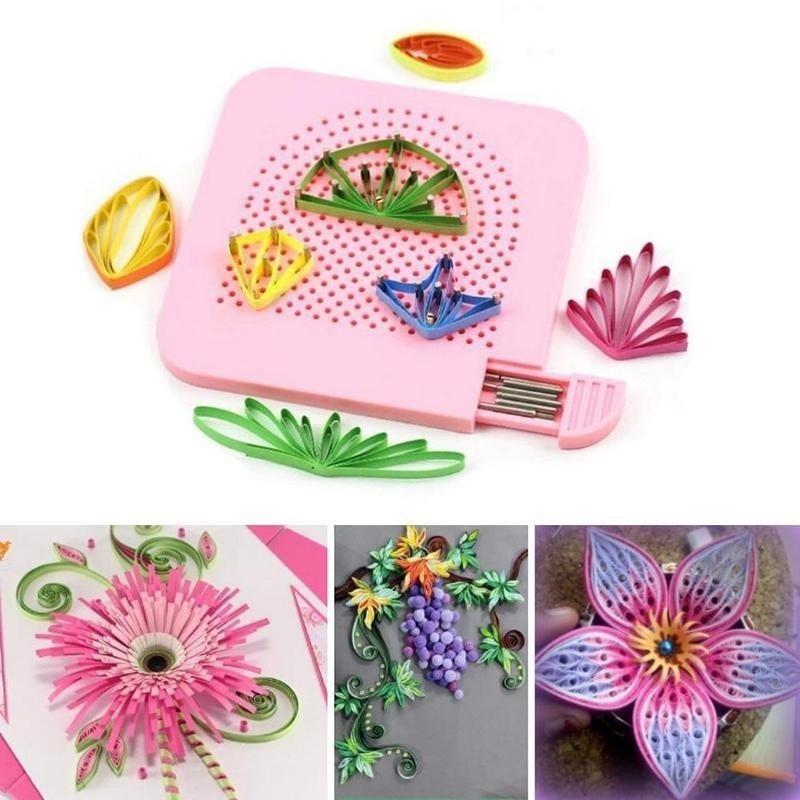 Ręcznie robiony papier składany siatka do rękodzieła papier quilling ręcznie robiony papier narzędzie do quillingu papier narzędzie do rękodzieła