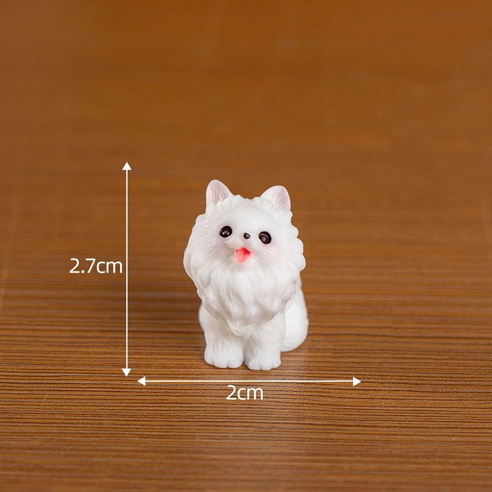 Garden Ornament Puppy Figurine Miniature Micro Landscaping Cute Dog Sculpture  Home Decor