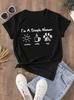 I Am A Simple Women with Letters Sunshine Coffee Dog Pattern Tshirt Fun Cute Retro Womens Tshirt Fashion Casual Summer Top
