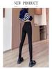 Women's High Waist Tummy Control Velvet Base Layer Pants - 2026 New Style Slim Leg Denim-Look Yoga Pants, Plus Size for Spring and Autumn.