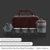 Portable Ceramic Travel Tea Set - Quick Cup Camping Edition
