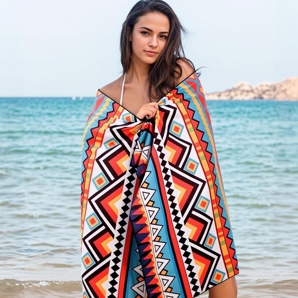 Bohemia pattern Beach Towel for Family stuff friend Gifts Towel Quick-Dry Towel For Bath Yoga Tourism Beach GYM Camping Swimming