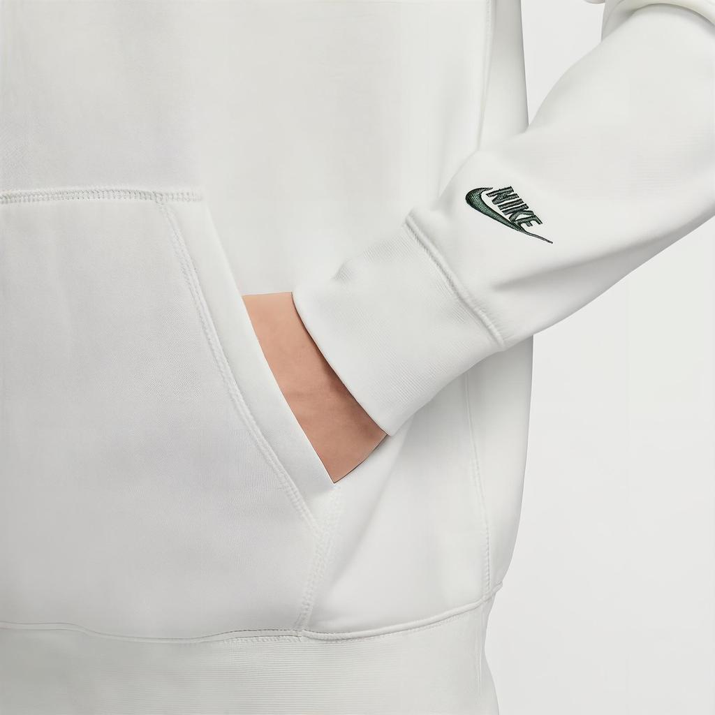 Nike Club Versatile Casual Fleece Pullover Hoodie Men Hoodies Sail Fir-Green FZ0872-133