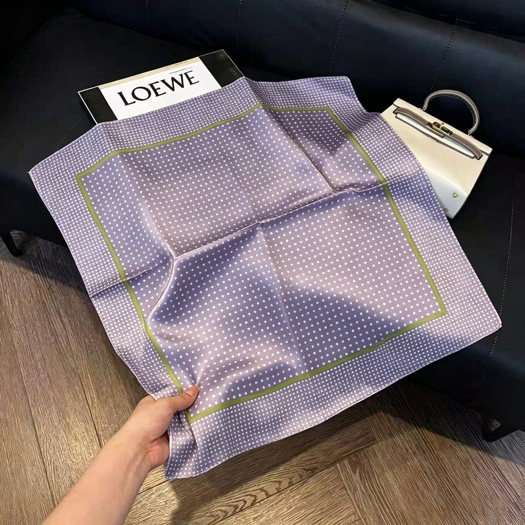 May Kaji Cashew Flower Square Scarf Retro Men's Silk Scarf Buckle British Style Scarf Men's Paisley Pattern Small Scarf Women