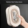 Large Capacity Thermal Lunch Box With Fold Spoon Food Storage Containers  Office Picnic