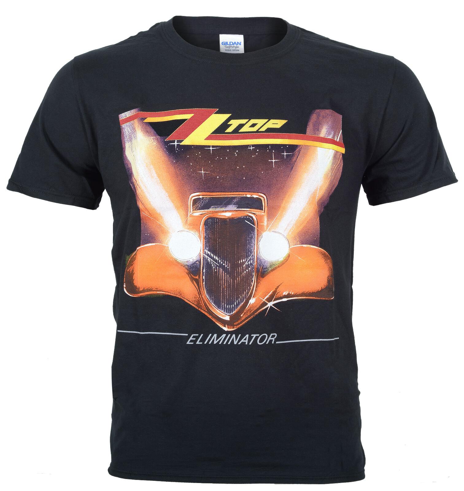 Official ZZ Top T Shirt Eliminator Album Cover Hot Rod Car New Medium XXL