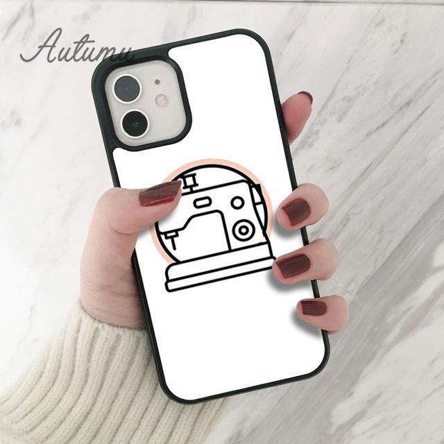 Sewing Machine Phone Case for iPhone 11 12 13 14 Pro Max Mini X XR XS SE 2020 5 6S 7 8 Plus Samsung Galaxy S21 S22 Cover Shell
