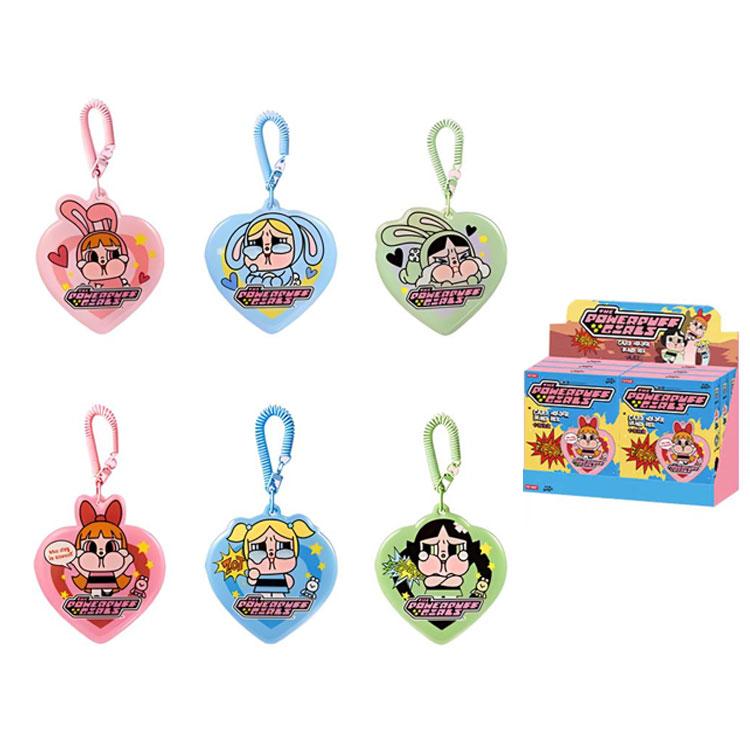 New POP MART The Powerpuff Girls Collection Card Holder Mystery Boxes Single Mystery Box/Full Box 6 Pcs PPMT-2406-0064