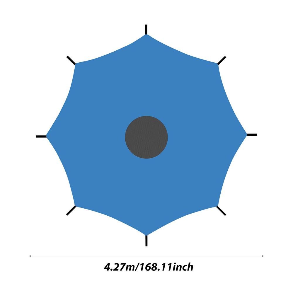 Trampoline Shade Anti-UV Trampolines Sunshade Easy To Install Trampoline Top Cover For Outdoor Playground Trampolines Sunshade