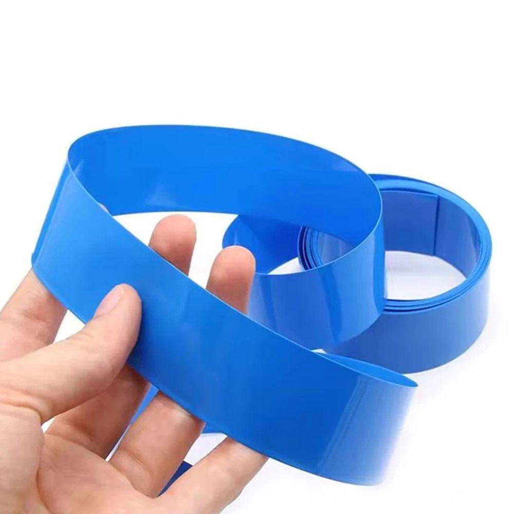 1Meter/Pack Li-ion Wrap Heat Shrink Tube PVC Tape Sleeves Durable Shrinkable Film