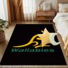 Englang Rugby Rose Emblem Rug Office Floor Mat - Machine Washable for Bedroom, bedroom, livingroom, Room Decor Fan Gifts Christmas