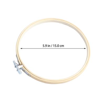 1 Pièce Cercle de Broderie en Bambou 26cm Cadre Cerceau DIY Point de Croix Quilting Travail à l'aiguille Craft DIY Accessoires de Décoration pour la Maison