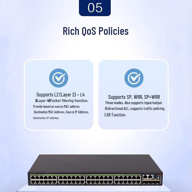 H3C S5135S-48FP4S-EI 48-Port Gigabit PoE Managed Switch