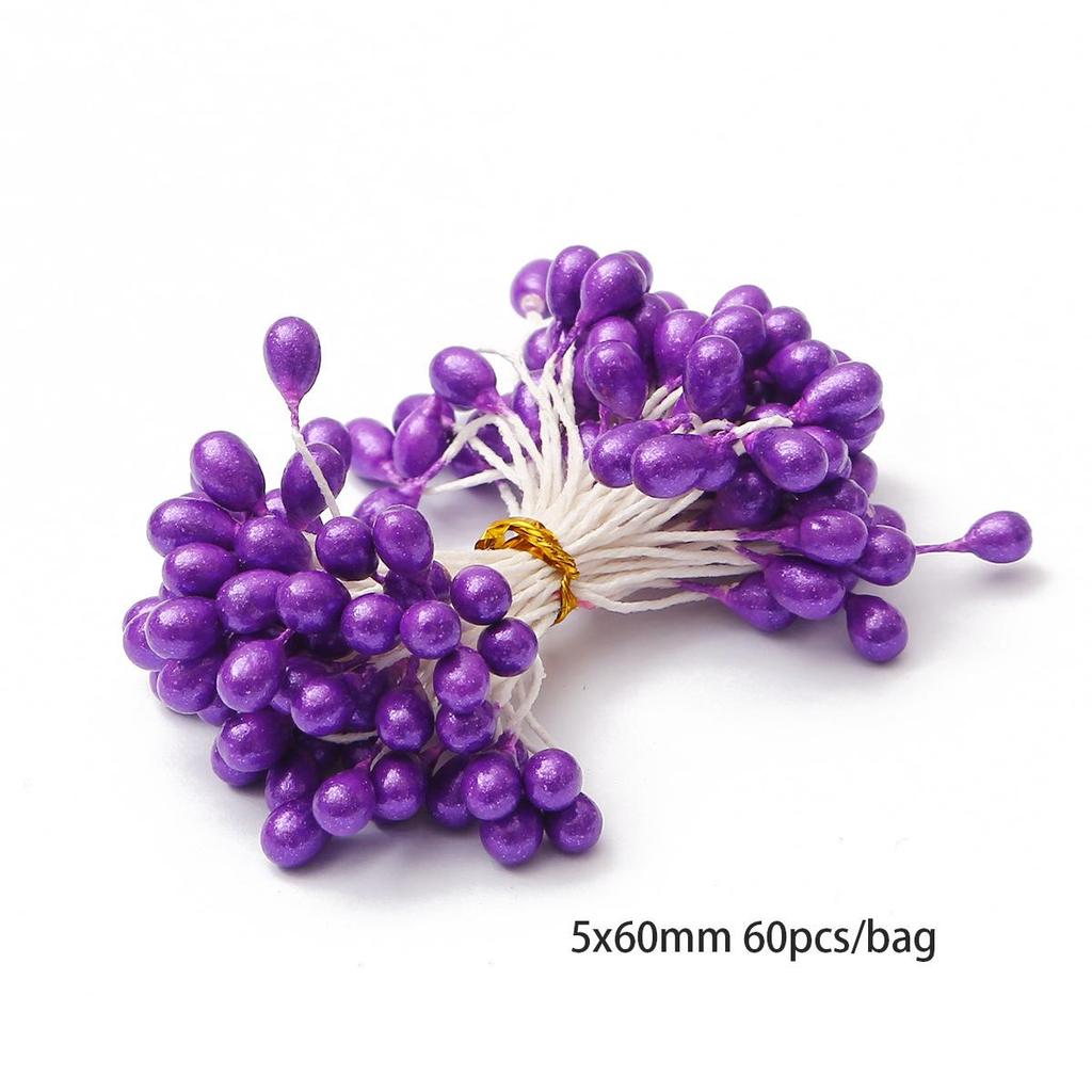 Chiffon Flower Stamens & Berry DIY Craft Accessories