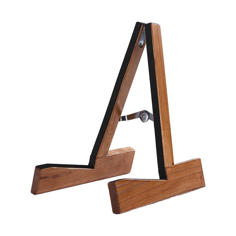 Supporto per Chitarra in Legno Massiccio - Porta Musica Verticale Folk & Classica