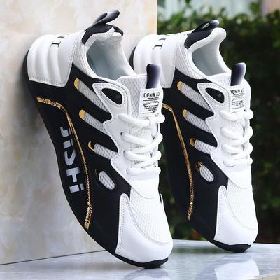 Fashion Summer New Men's Breathable Shoes Lightweight Anti-odor Man Running Sneakers Lace-up Vulcanized Shoes Versatile 39-47 Zapatillas