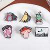 Xiaomi Cartoon Mouse Frog Sheep Brooch Enamel Pins Omw To Curse Your Ass Witch Frog Off To Commit Tom Foolery Brooches Lapel Badge Gift