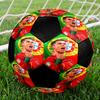Ballon de Football Imprimé Taille 5 Résistant Entraînement Extérieur