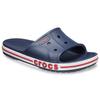 Crocs Bayaband Printed Logo Embossed EVA Silent Slippers Sandals Unisex Blue White Red