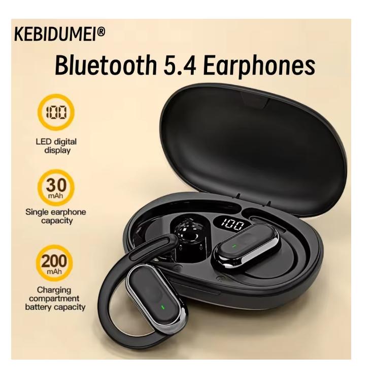 2025 Kablosuz Kulaklık Bluetooth Kulaklık Akıllı Ayarlanabilir Dokunmatik Spor Su Geçirmez Kulaklıklar Stereo Müzik Kulaklığı Tüm Akıllı Telefonlar İçin