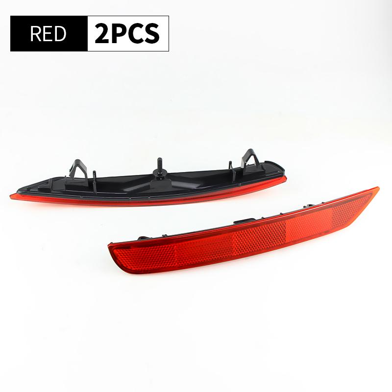 

2PCS For 2009-2018 Subaru Forester Rear Bumper Reflector Cover Shell No Bulb OEM # 84281SC010 84281SC000 Car Accessories Red lens No bulb