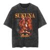 Anime Demon Slayer Kamado Nezuko Print Tee Men Women Manga T-shirts Casual Loose T-shirt Harajuku Unisex Cotton T Shirt