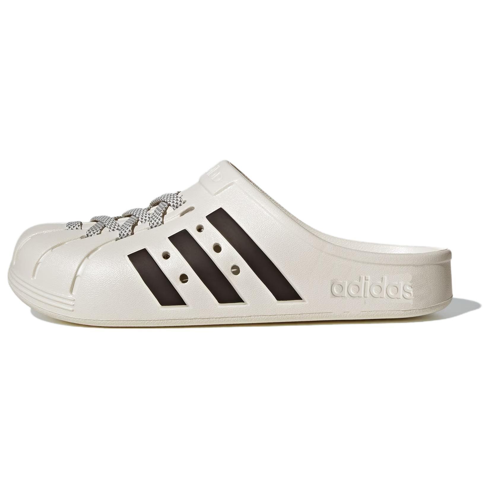 adidas Adilette Clogs Asia Sizing White Black Men s JH9849 EU 38
