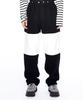 EPONYM Color Block Fleece Pants_White & Black