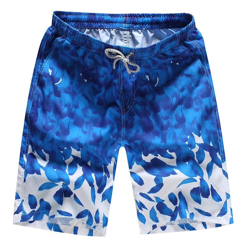 Quick-Dry Couple's Beach Shorts: Men's Breathable Swim Trunks & Women's Casual Printed Shorts