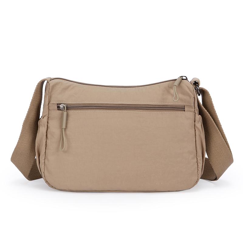 Mehrschichtige leichte Umhängetasche Damen Schultertasche Muttertasche für mittleres Alter