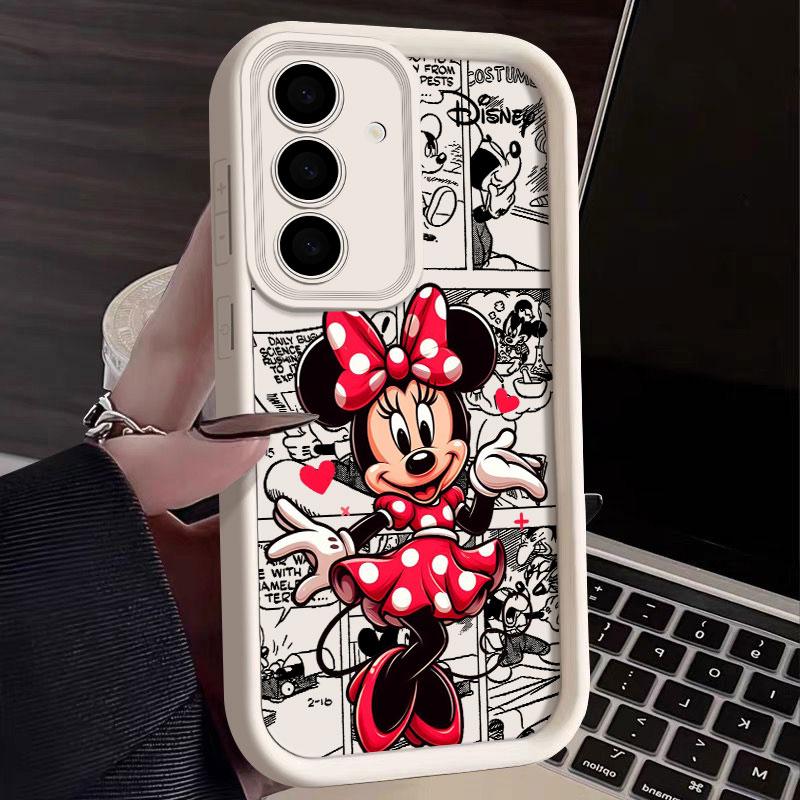 Minnie Mouse Disney Cartoon S26Ultra Case For Samsung Galaxy S26 S25 S24 S22 S23 Ultra S21 Plus S20 S25 FE Protection Soft Cover