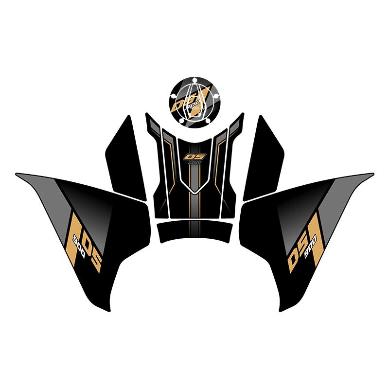 For VOGE 900DSX DS900X 2024 Motorcycle Accessories Gas Tank Decoration 3M Back Glue Decals Of Fuel Tank Protective Stickers Kits