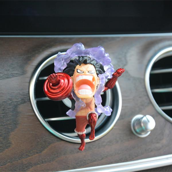 One Piece Luffy Car Dashboard Figure Air Vent Perfume Gift Box