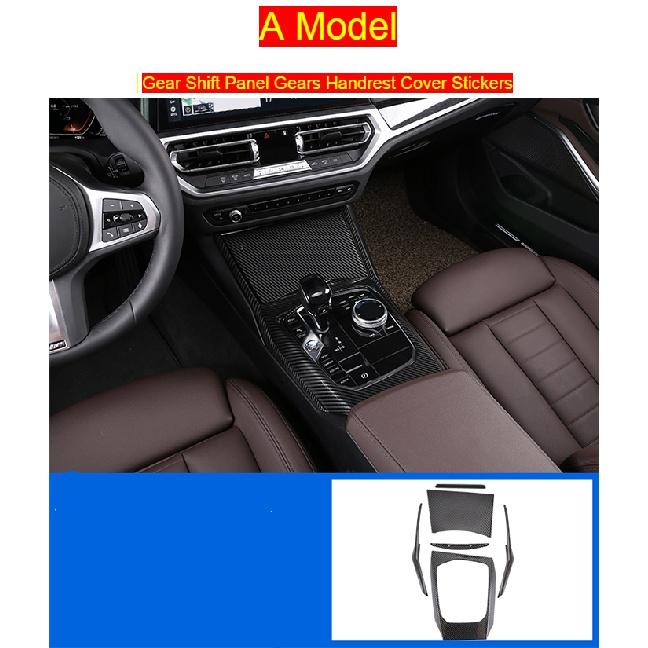 Carbon Faser Für BMW 3 Serie G20 G28 Innen lenkrad Taste rahmen Air outlet panel Abdeckung Trim Aufkleber Auto