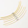 2 Meters/roll 14K Gold Plated Pattern Metal Copper Beading Wire Earing Bracelet Pendant Threads For DIY Jewelry Making Findings