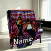 Coperta Personalizzata con Nome Michael Jackson, Arredamento Casa, Camera da Letto, Divano, Campeggio, Divano, Regali per Compleanno Natale