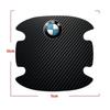 4 ADET Karbon Fiber Araba Kapı Kolu Koruma Etiketi Amblem Aksesuarları BMW 3 4 5 7 Serisi GT X1 X3 X4 X5 X6 F15 F16 F18 F10 için