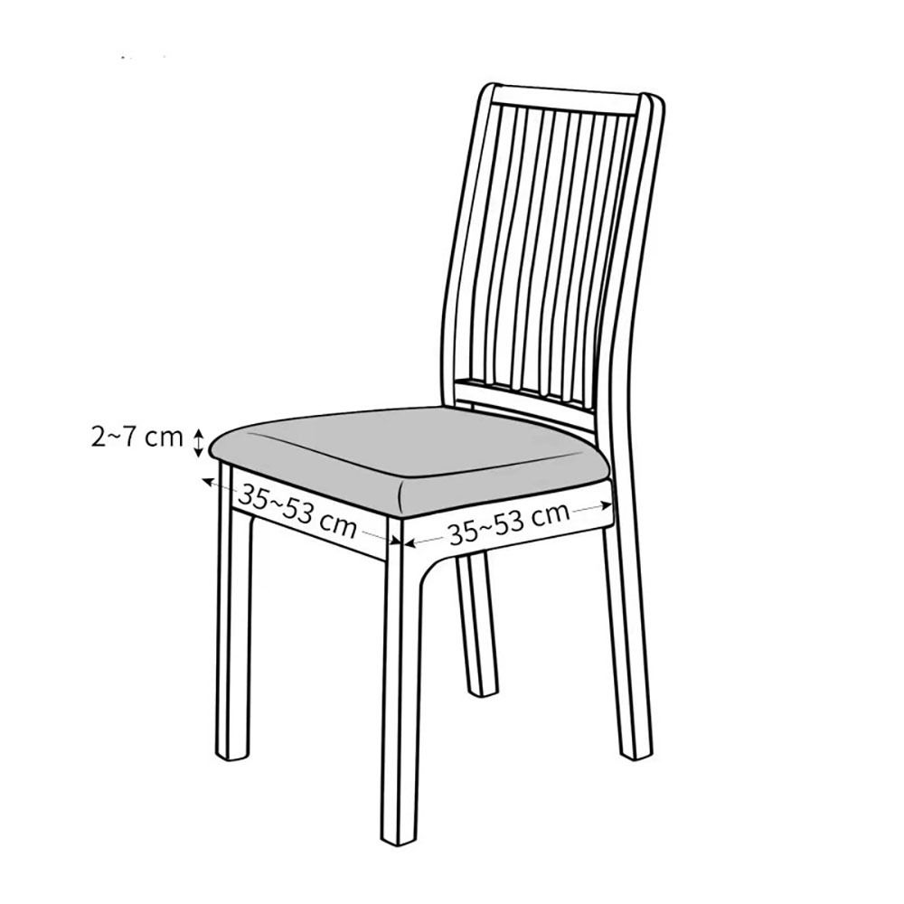 Waterproof Jacquard Chair Sleeve Stretch Seat Cushion Covers Stool Cover