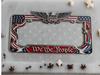2D Decorative License Plate with Stylish Design for Car Front and Rear