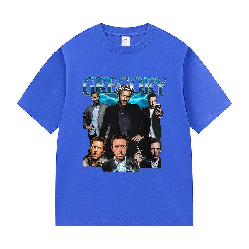 Dr Gregory House MD Funny Meme T Shirt Women Gothic Fashion Short Sleeve T-shirts Vintage High Quality Cotton T-shirt Streetwear