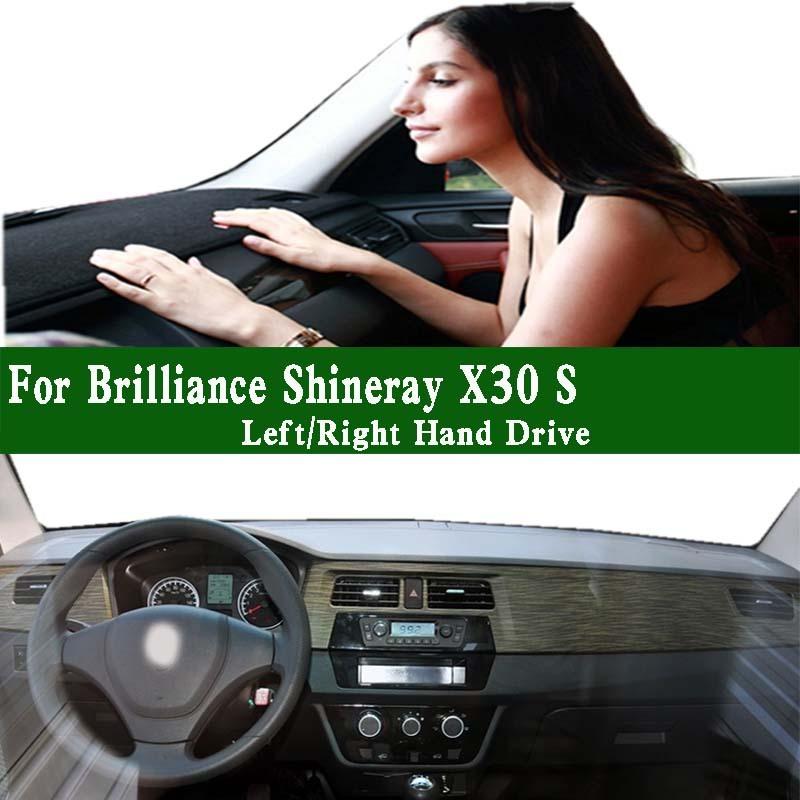 For Brilliance Shineray SWM X30 S Dashmat Dashboard Cover trument Panel Sunscreen ulation Protective Anti-Dirt Proof Pad