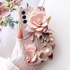 Clear For Samsung S21 Plus Case SM-G996B Aesthetic Luxury Cute Fashion Flower Funny Painted Casing For Samsung Galaxy S21+ Cover